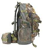 Mochila camo para cazador Vanguard Pioneer 1600RT, lateral derecho