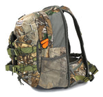 Mochila camo para cazador Vanguard Pioneer 975RT, lateral izquierdo
