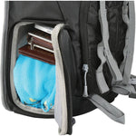 Objetos dentro de la bandolera outdoor negra Vanguard Sedona 34BK