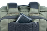 Bolsillo secreto de la mochila y maletín verde Vanguard Veo Select 45M GR
