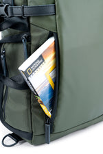 Bolsillo frontal de la mochila y bolso verde Vanguard Veo Select 49GR