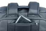 Bolsillo secreto de la mochila y bolso negro Vanguard Veo Select 49BK
