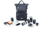 Capacidad de cámara réflex de la mochila de foto negra Vanguard Veo Flex 47M BK