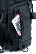 Bolsillo lateral de la mochila y bolso negro Vanguard Veo Select 49BK