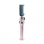 Mini-trípode rosa cerrado con adaptador de móvil Vanguard Vesta TT1 ROSE